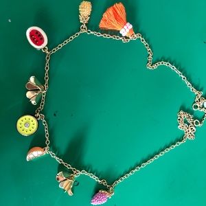 Crewcuts Enamel Fruit Charm Necklace
